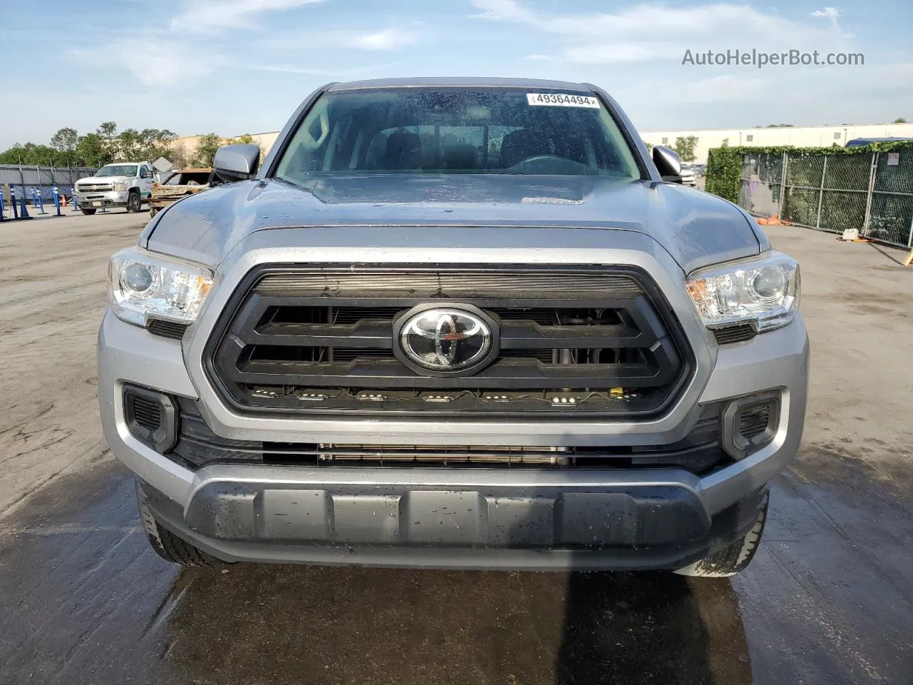 2020 Toyota Tacoma Double Cab Серебряный vin: 5TFAX5GN0LX170921