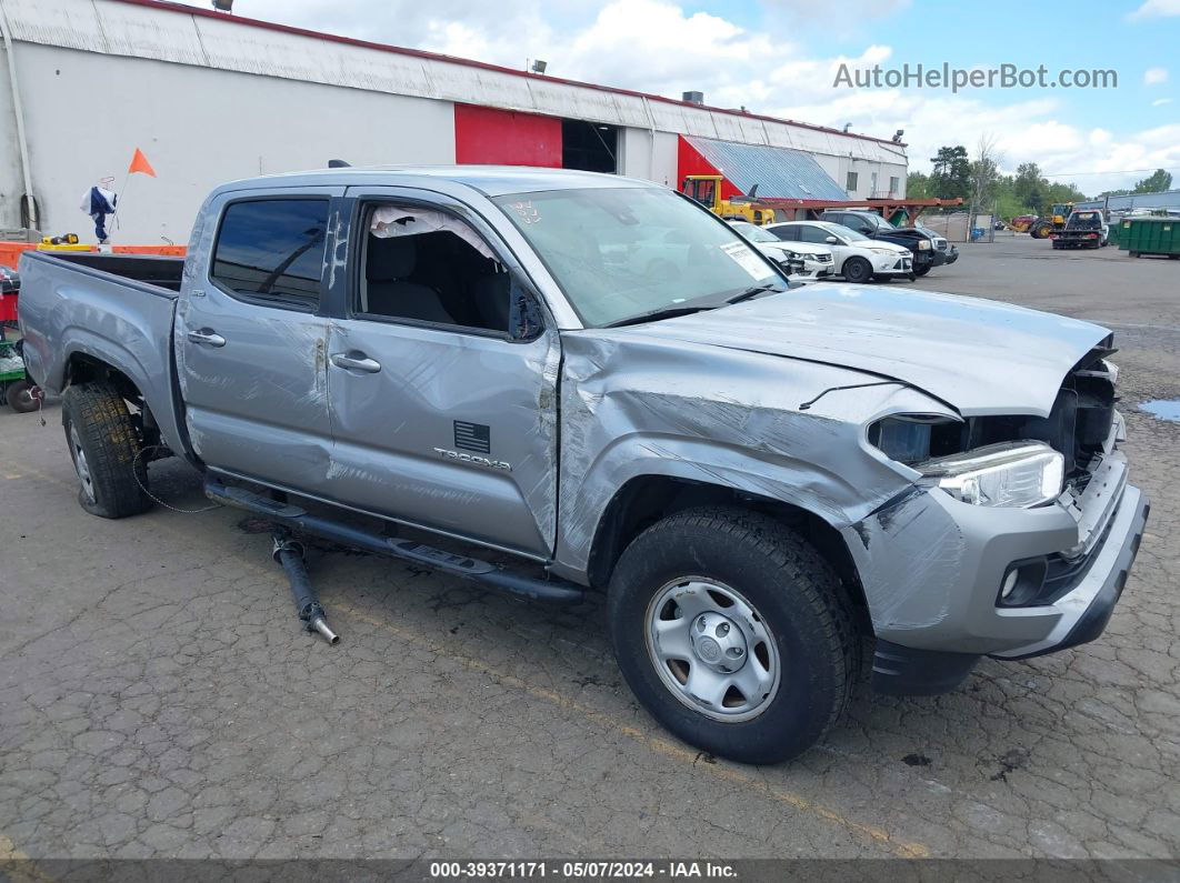 2020 Toyota Tacoma Sr5 Серебряный vin: 5TFAX5GN0LX186424