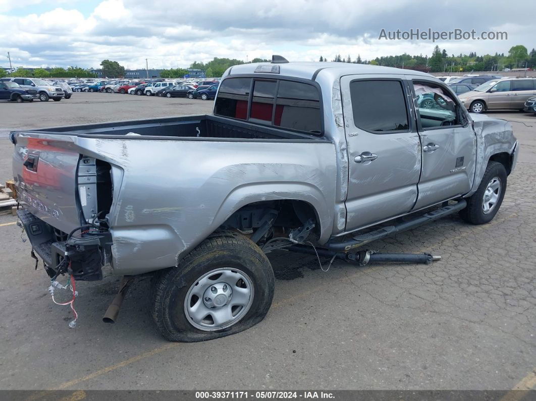 2020 Toyota Tacoma Sr5 Серебряный vin: 5TFAX5GN0LX186424