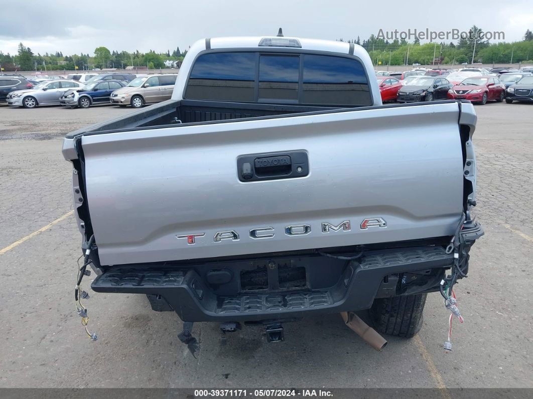 2020 Toyota Tacoma Sr5 Silver vin: 5TFAX5GN0LX186424