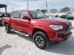 2019 Toyota Tacoma Double Cab Red vin: 5TFAX5GN1KX160820