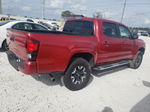 2019 Toyota Tacoma Double Cab Red vin: 5TFAX5GN1KX160820