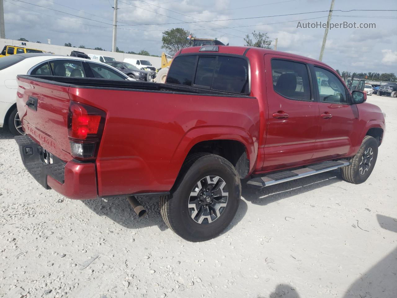 2019 Toyota Tacoma Double Cab Red vin: 5TFAX5GN1KX160820