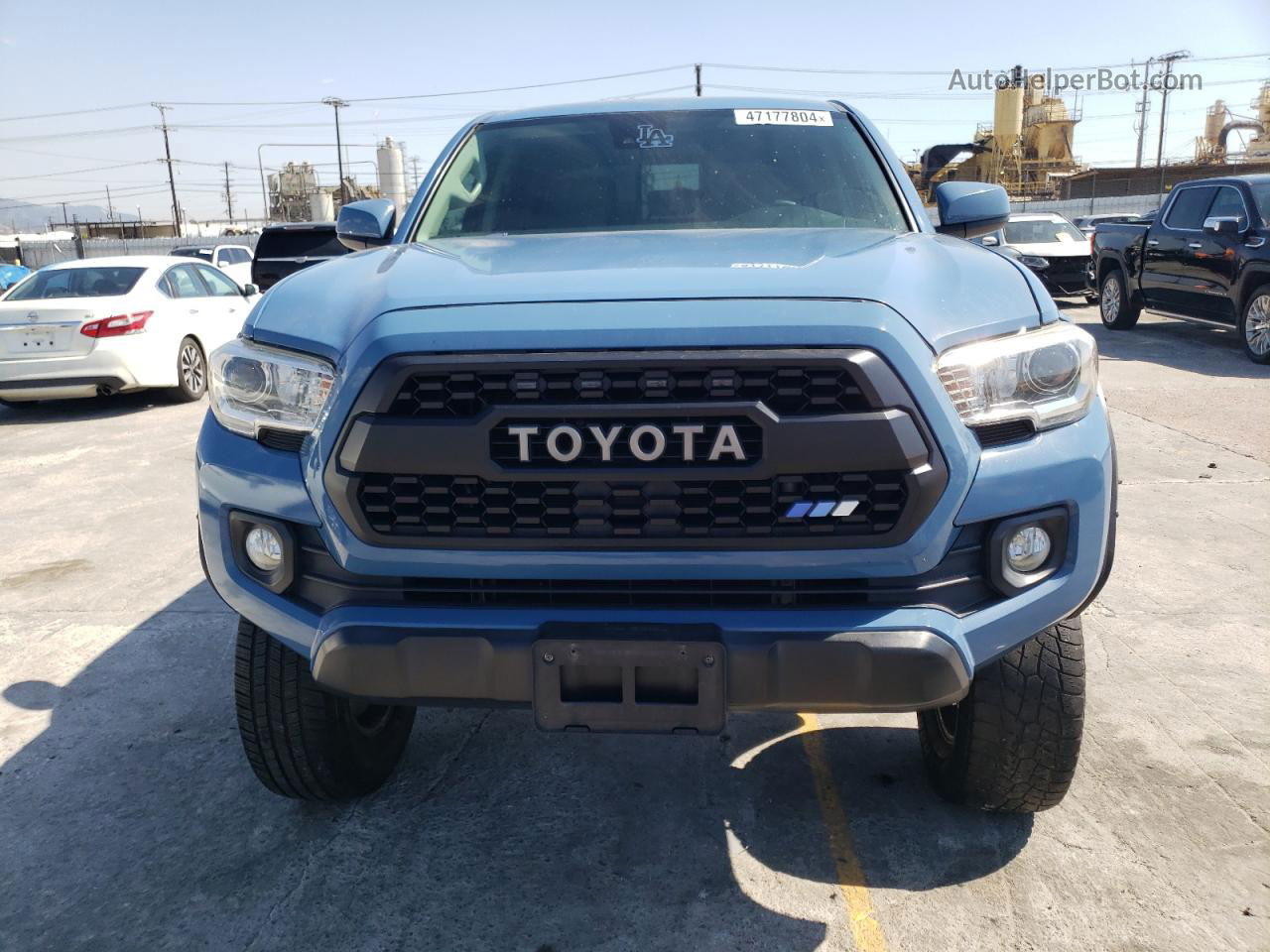 2019 Toyota Tacoma Double Cab Blue vin: 5TFAX5GN2KX135246