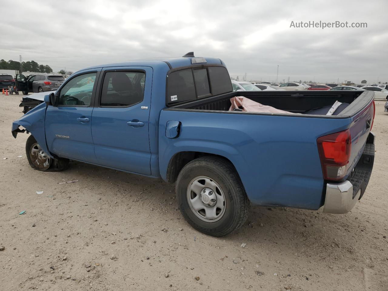 2019 Toyota Tacoma Double Cab Blue vin: 5TFAX5GN2KX147168