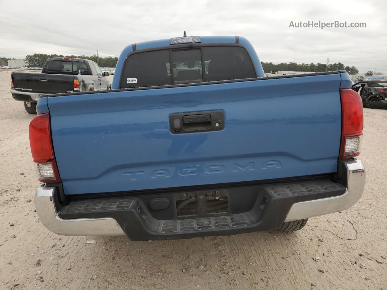 2019 Toyota Tacoma Double Cab Blue vin: 5TFAX5GN2KX147168