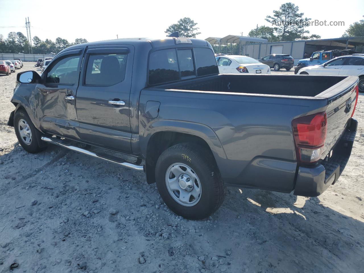 2019 Toyota Tacoma Double Cab Gray vin: 5TFAX5GN2KX147283