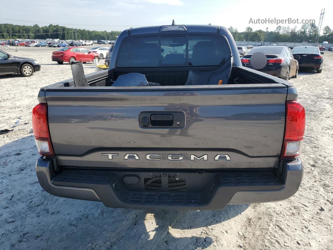 2019 Toyota Tacoma Double Cab Gray vin: 5TFAX5GN2KX147283