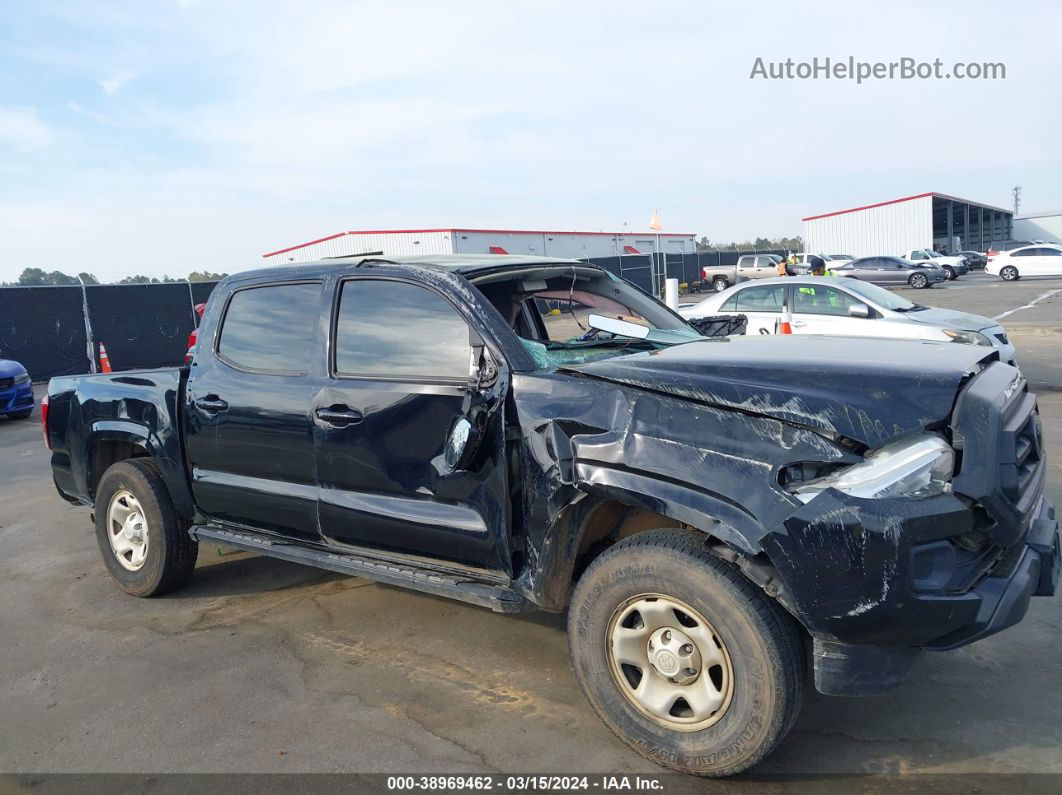 2020 Toyota Tacoma Sr Black vin: 5TFAX5GN2LX176459