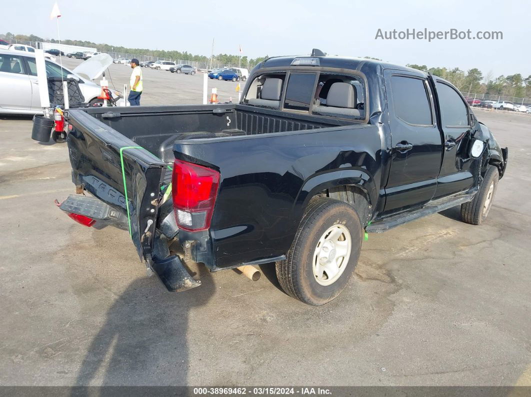 2020 Toyota Tacoma Sr Black vin: 5TFAX5GN2LX176459