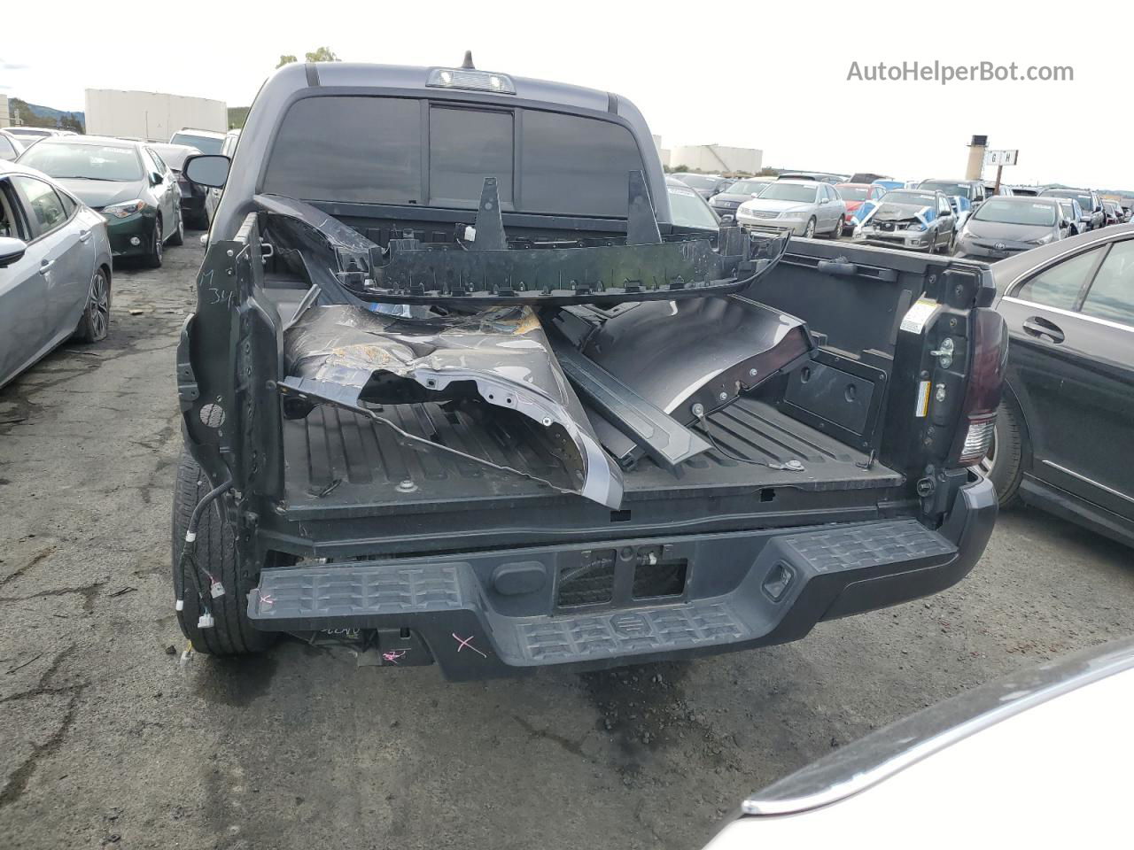 2021 Toyota Tacoma Double Cab Серый vin: 5TFAX5GN2MX188791