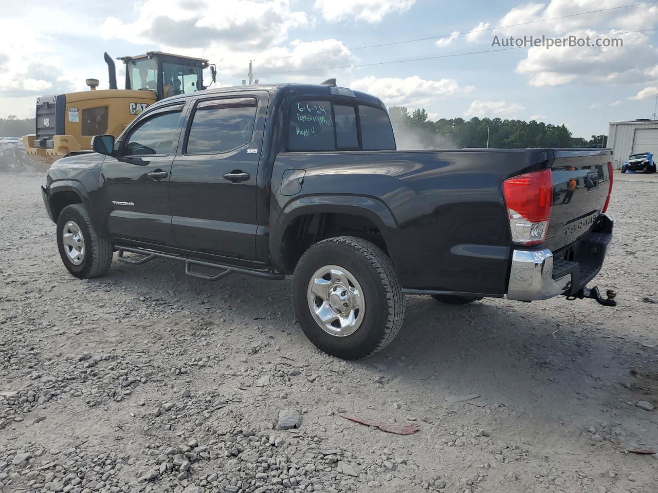 2017 Toyota Tacoma Double Cab Черный vin: 5TFAX5GN3HX078130