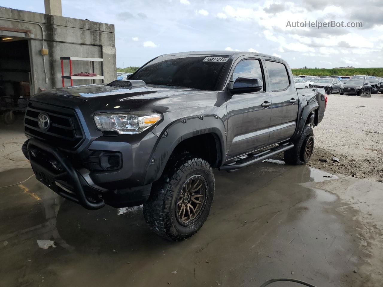 2020 Toyota Tacoma Double Cab Gray vin: 5TFAX5GN3LX184182