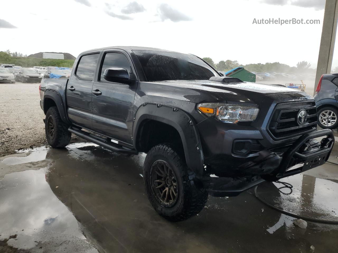 2020 Toyota Tacoma Double Cab Gray vin: 5TFAX5GN3LX184182