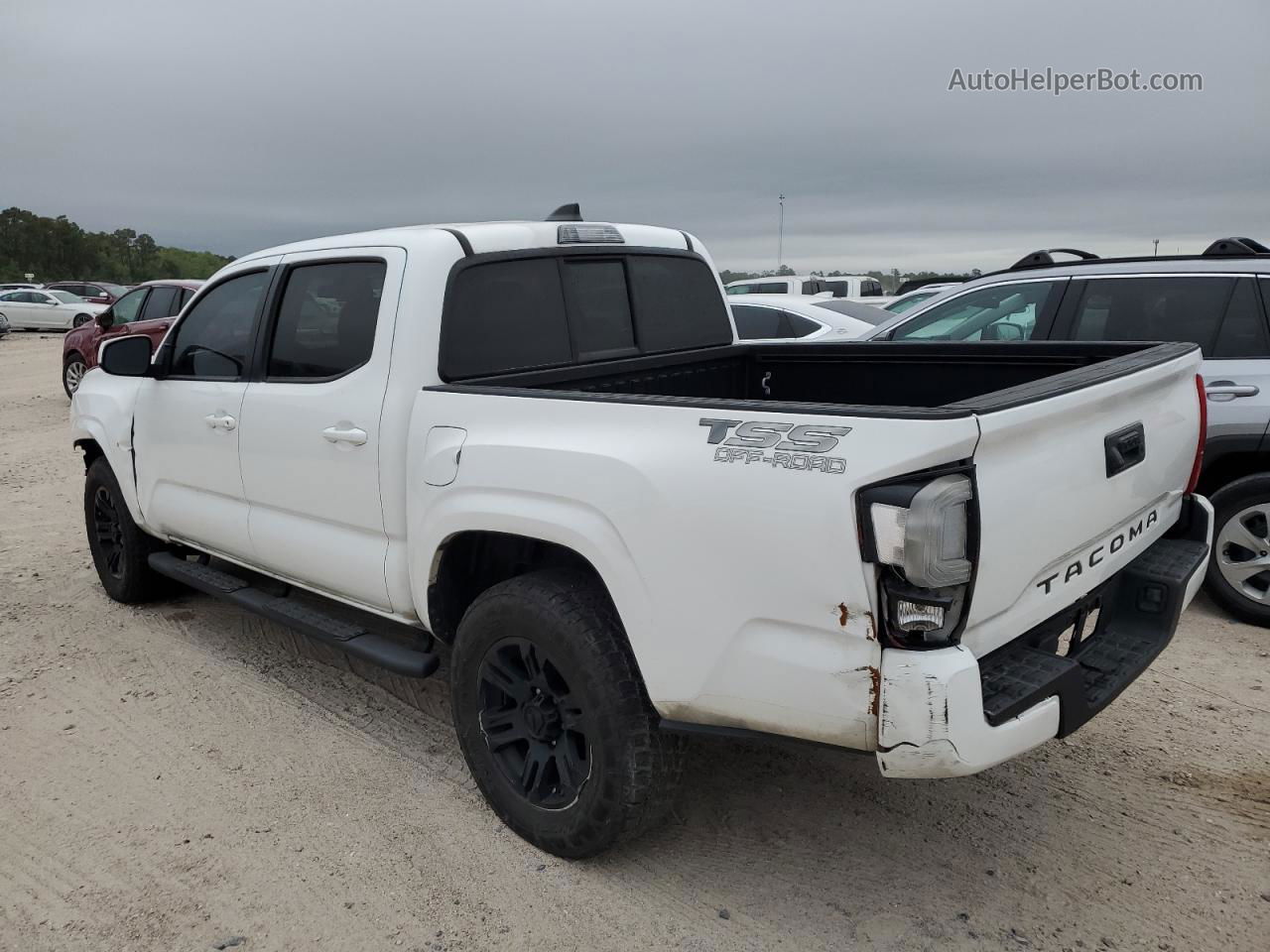 2021 Toyota Tacoma Double Cab Белый vin: 5TFAX5GN3MX189383