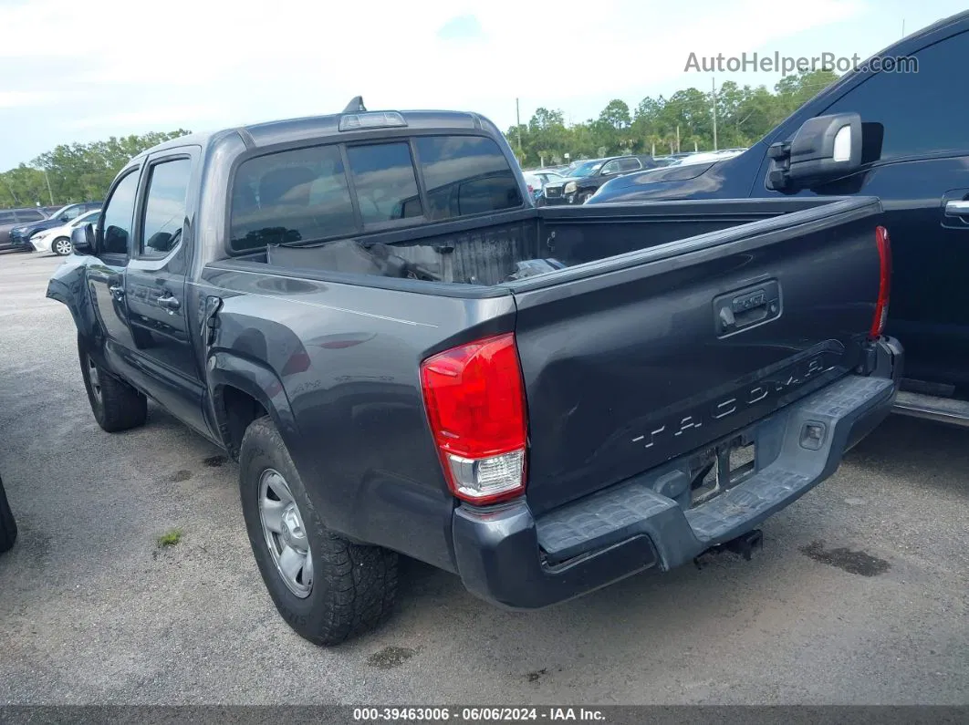 2017 Toyota Tacoma Sr Gray vin: 5TFAX5GN4HX098743