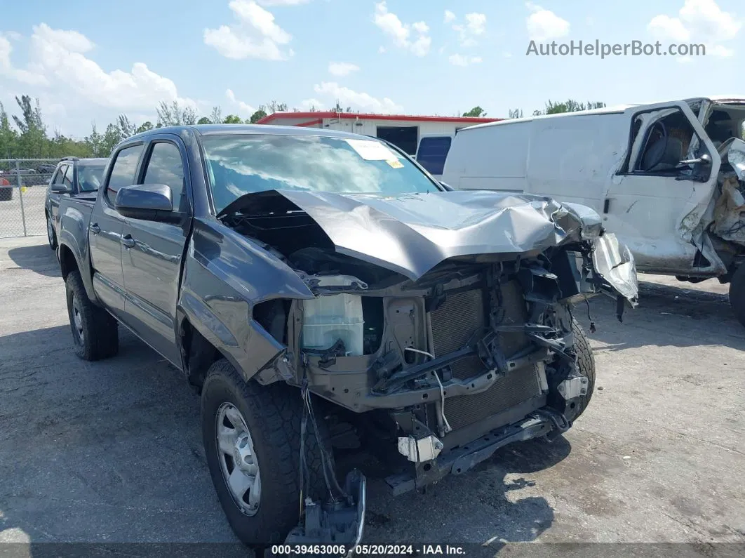 2017 Toyota Tacoma Sr Gray vin: 5TFAX5GN4HX098743