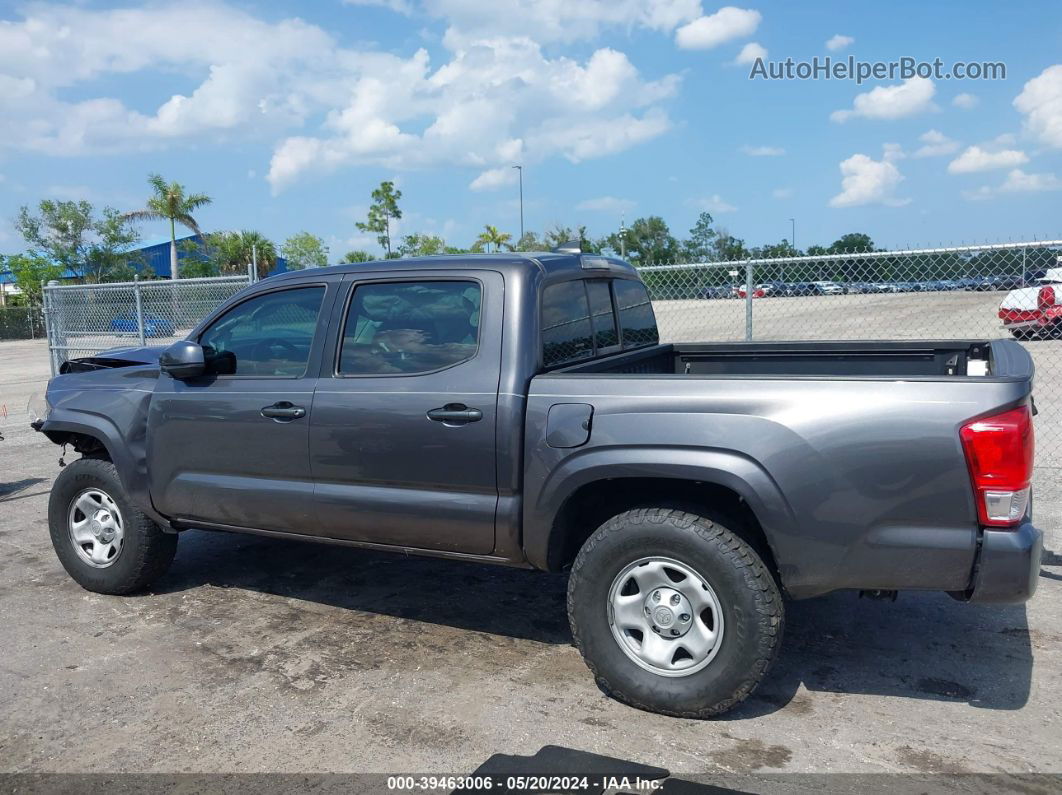 2017 Toyota Tacoma Sr Gray vin: 5TFAX5GN4HX098743