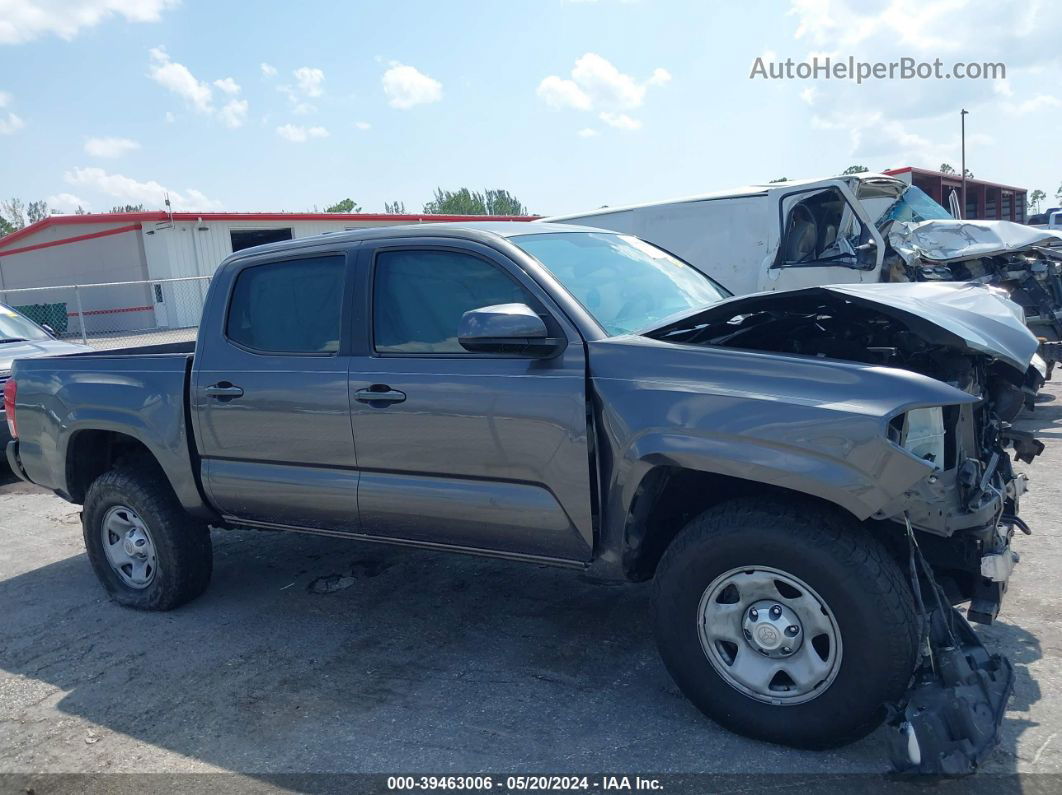 2017 Toyota Tacoma Sr Gray vin: 5TFAX5GN4HX098743