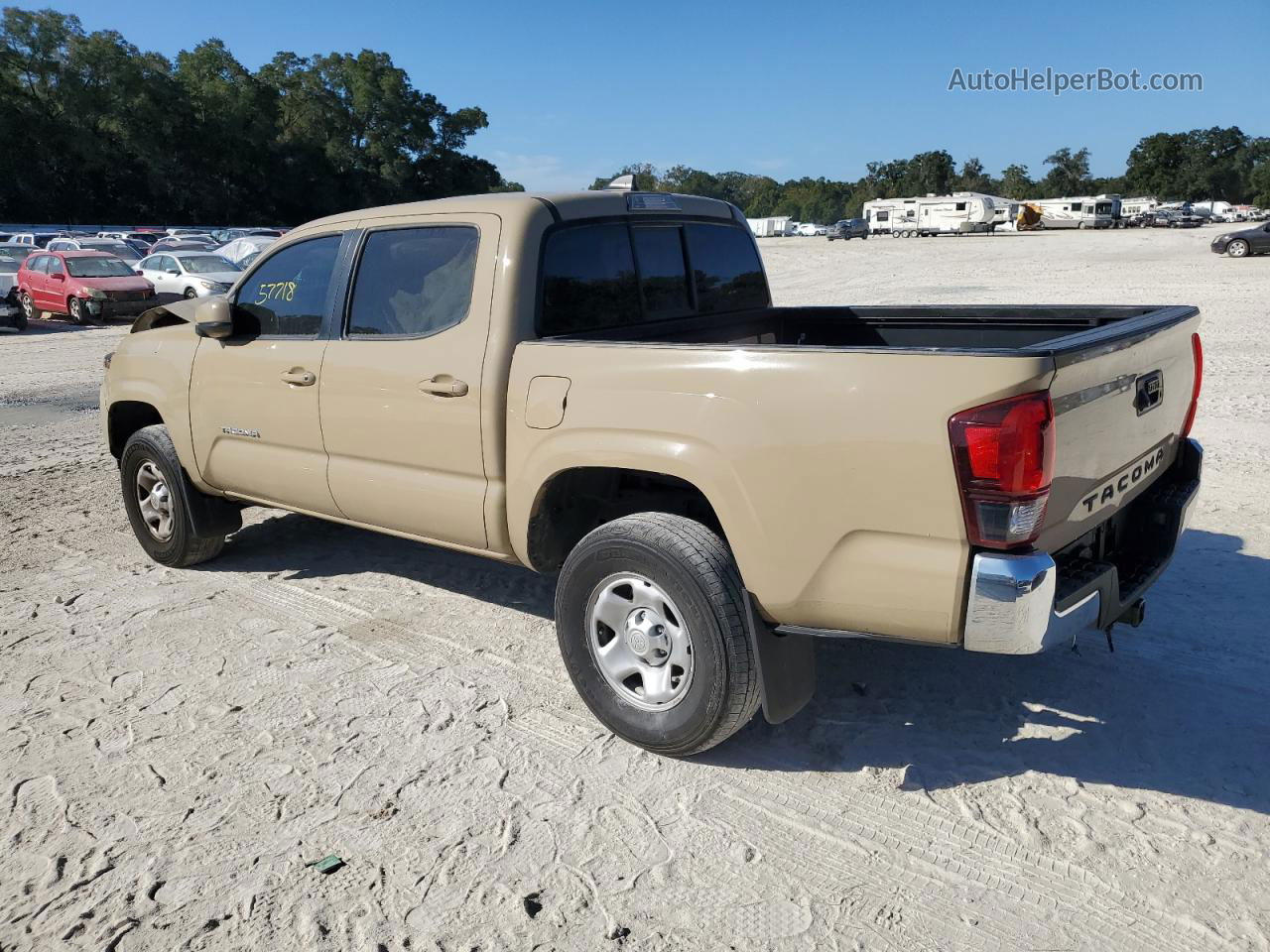 2020 Toyota Tacoma Double Cab Tan vin: 5TFAX5GN4LX176589