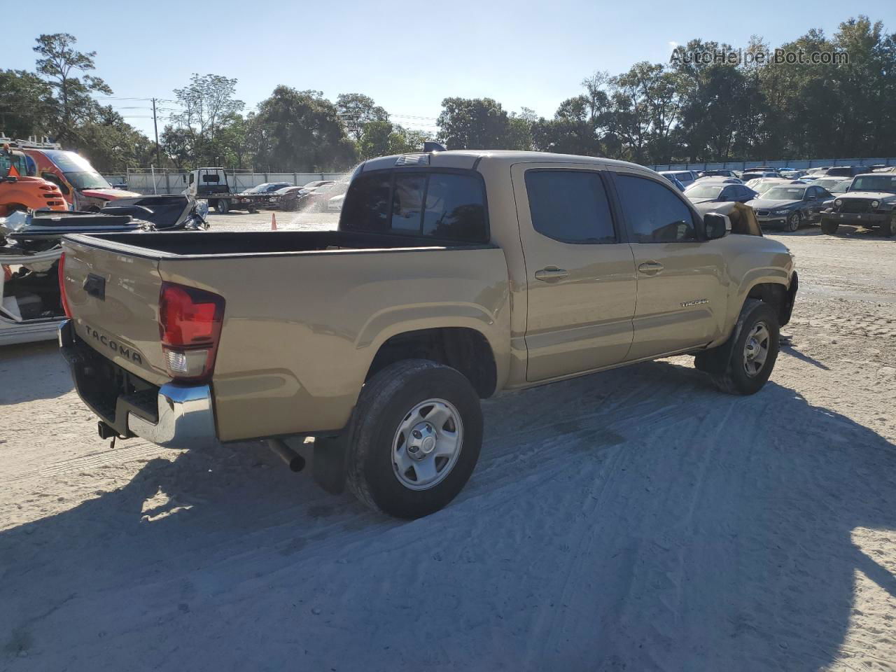 2020 Toyota Tacoma Double Cab Tan vin: 5TFAX5GN4LX176589