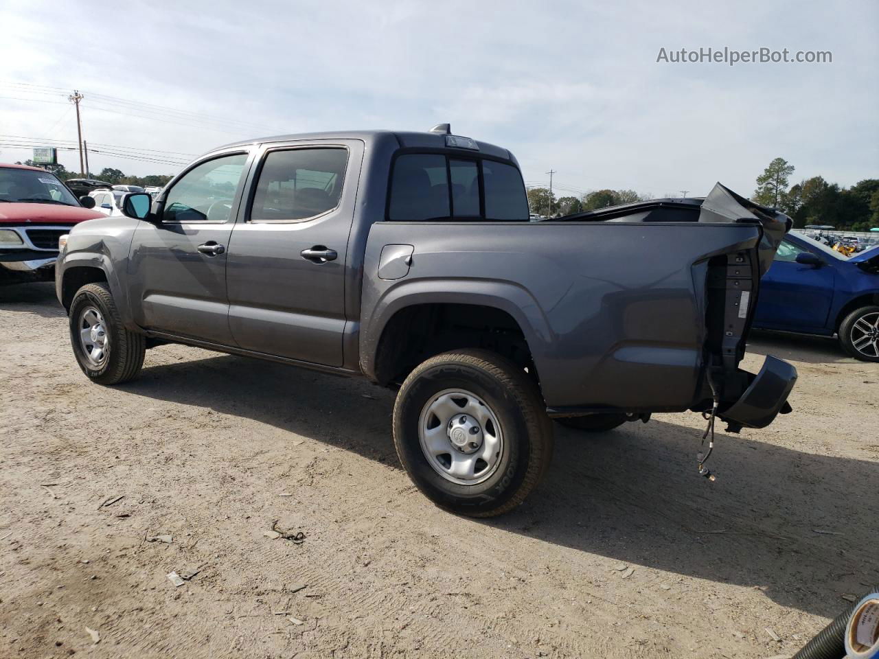 2020 Toyota Tacoma Double Cab Серый vin: 5TFAX5GN4LX176916