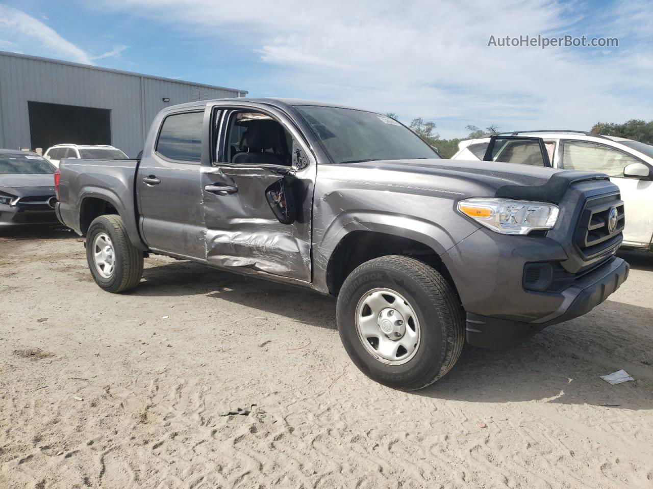 2020 Toyota Tacoma Double Cab Gray vin: 5TFAX5GN4LX183803