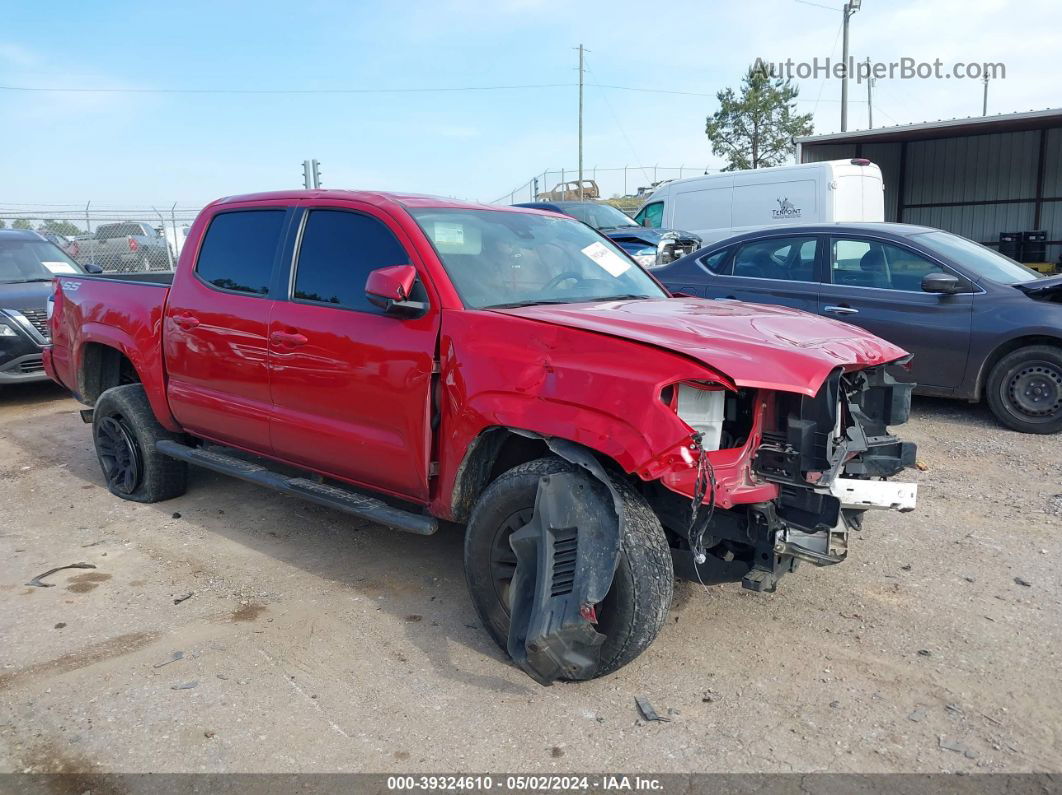 2021 Toyota Tacoma Sr Red vin: 5TFAX5GN4MX193958