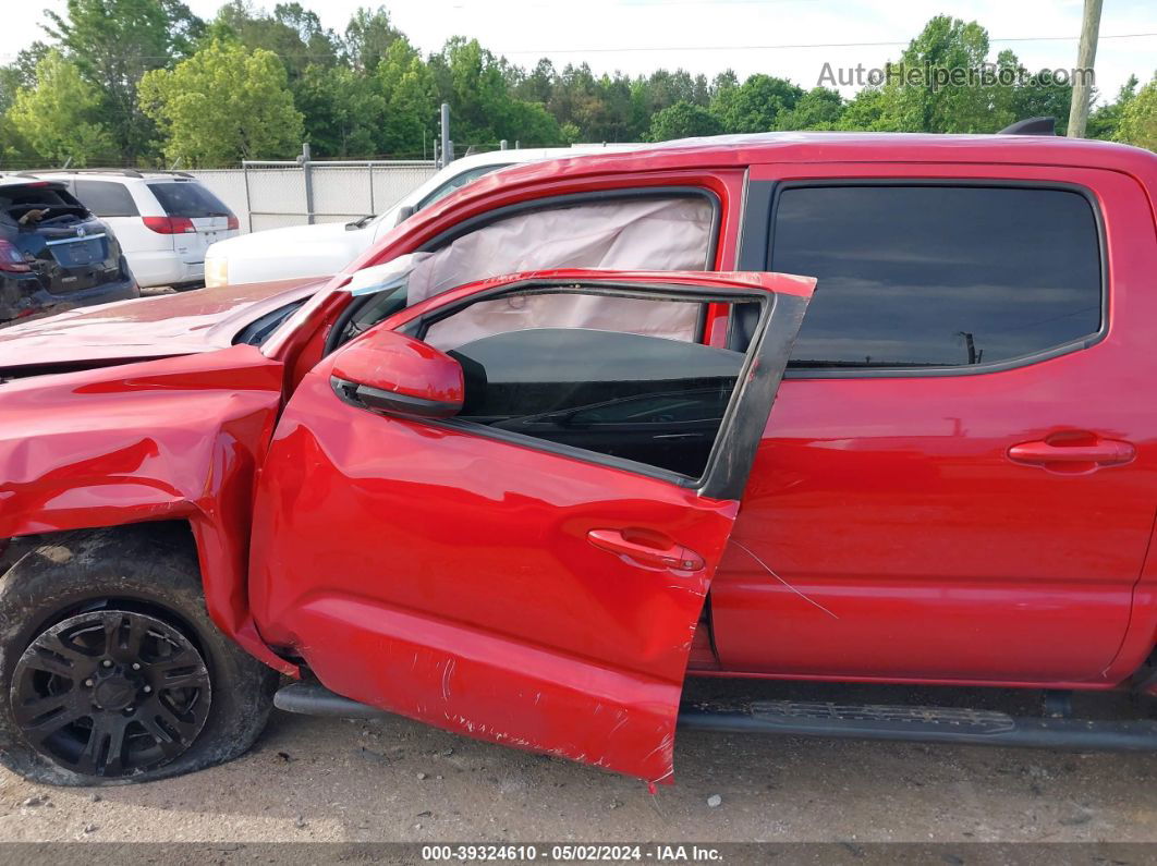 2021 Toyota Tacoma Sr Red vin: 5TFAX5GN4MX193958