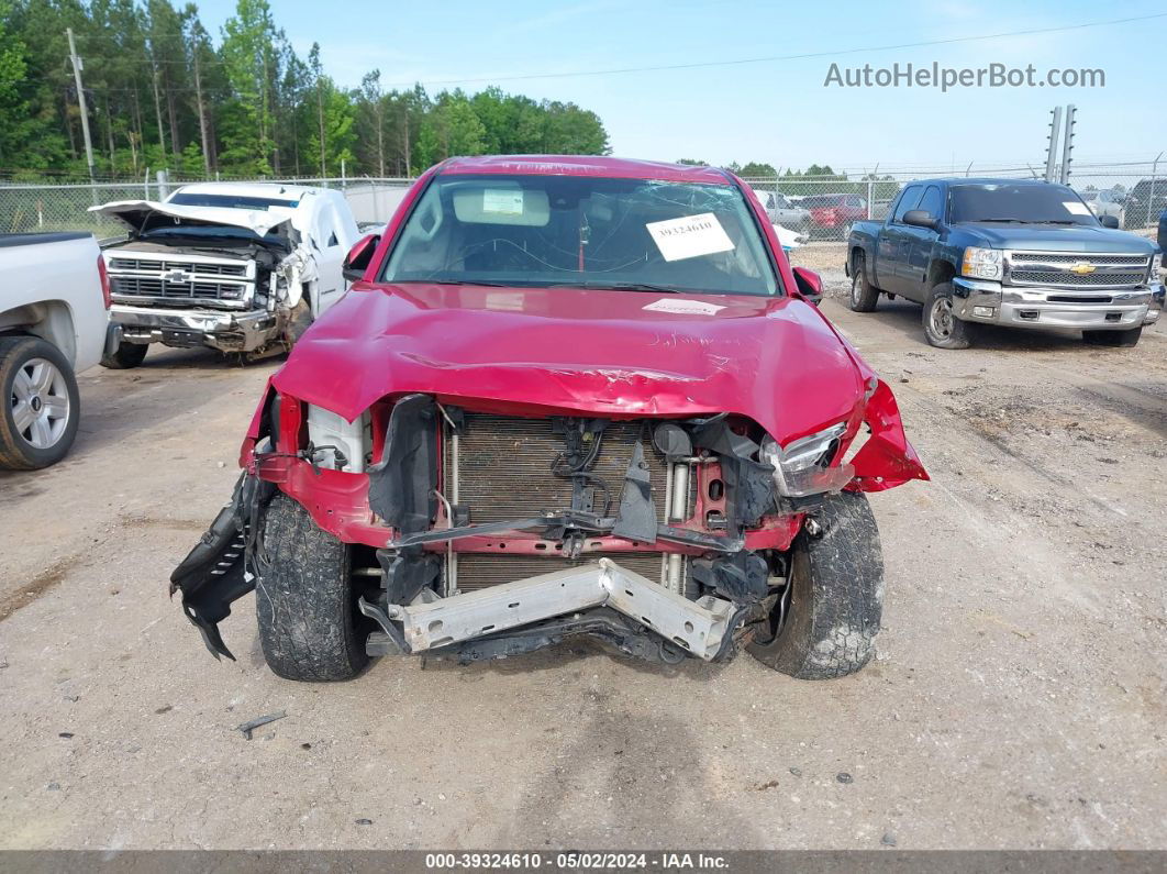 2021 Toyota Tacoma Sr Red vin: 5TFAX5GN4MX193958