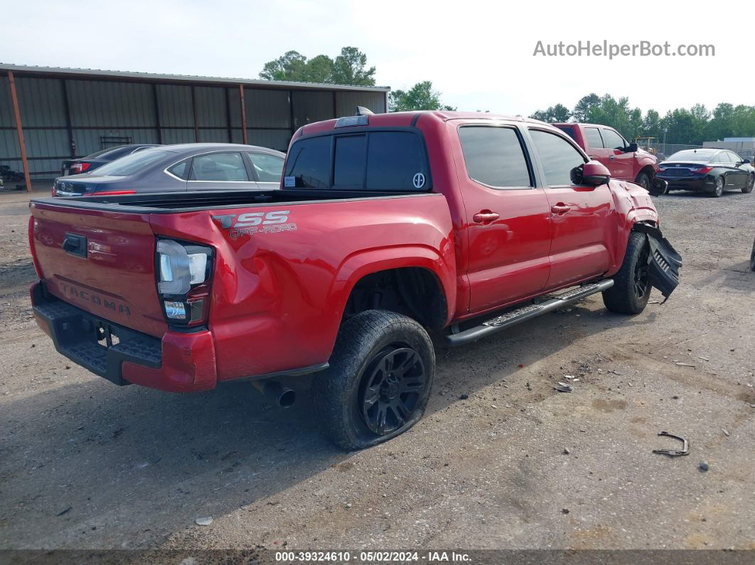 2021 Toyota Tacoma Sr Красный vin: 5TFAX5GN4MX193958