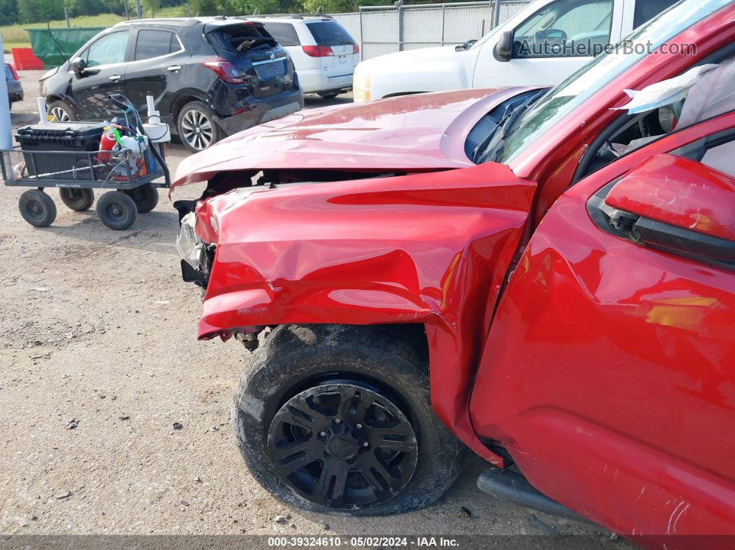 2021 Toyota Tacoma Sr Red vin: 5TFAX5GN4MX193958