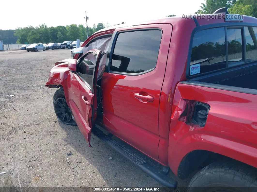 2021 Toyota Tacoma Sr Red vin: 5TFAX5GN4MX193958