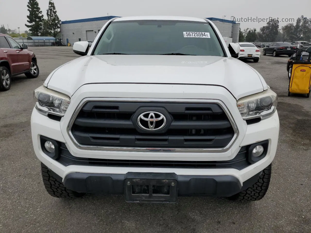 2017 Toyota Tacoma Double Cab White vin: 5TFAX5GN6HX088098