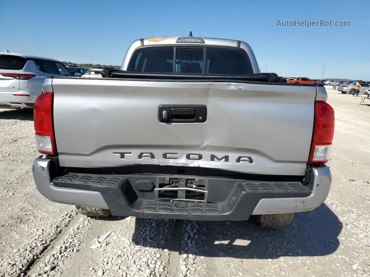 2017 Toyota Tacoma Double Cab Серый vin: 5TFAX5GN6HX097352