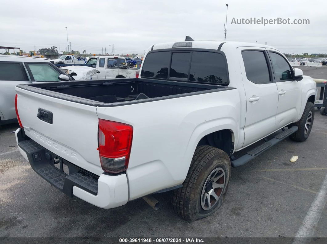 2017 Toyota Tacoma Sr White vin: 5TFAX5GN6HX098193