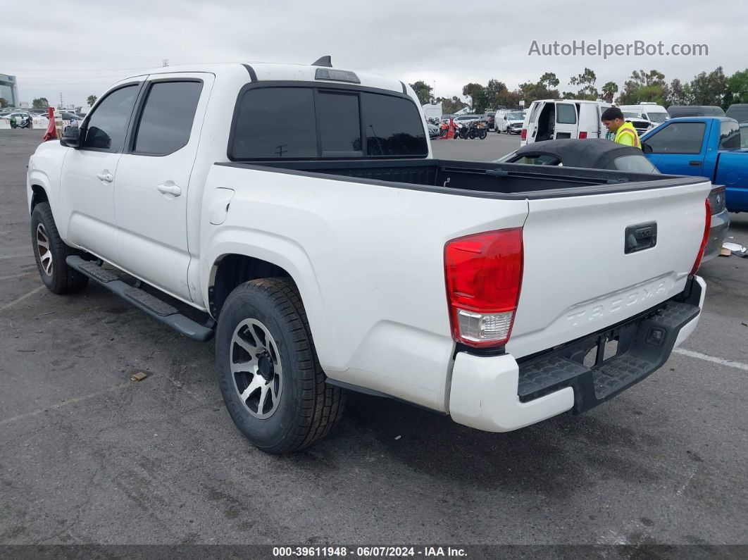 2017 Toyota Tacoma Sr White vin: 5TFAX5GN6HX098193