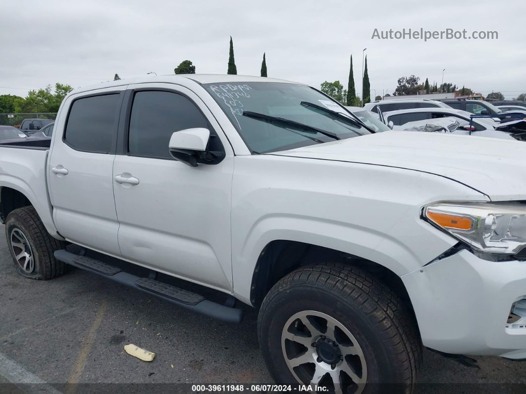 2017 Toyota Tacoma Sr White vin: 5TFAX5GN6HX098193