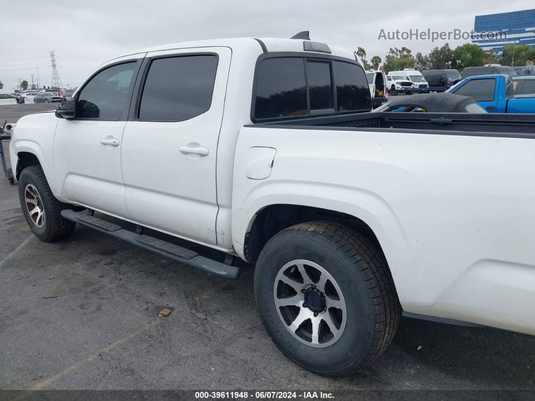 2017 Toyota Tacoma Sr White vin: 5TFAX5GN6HX098193