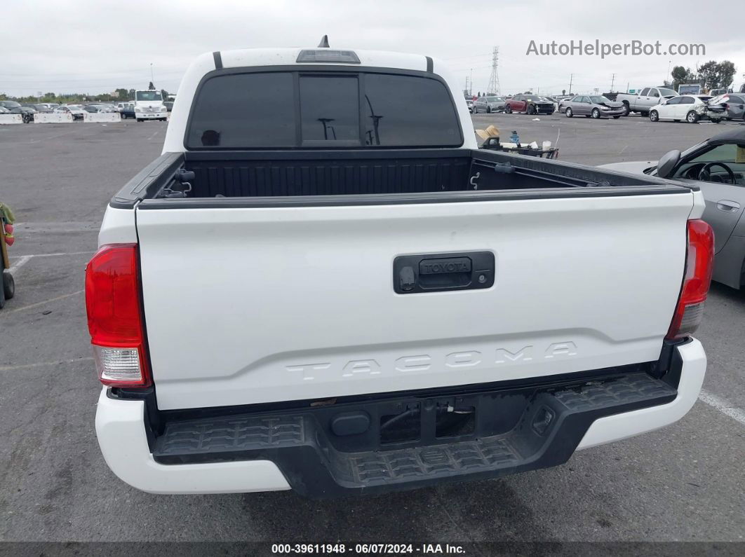 2017 Toyota Tacoma Sr White vin: 5TFAX5GN6HX098193