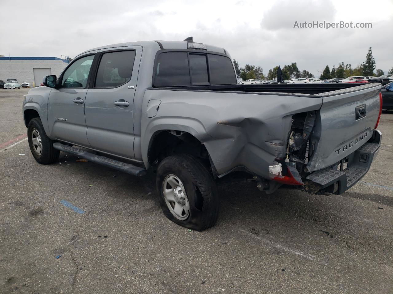 2019 Toyota Tacoma Double Cab Gray vin: 5TFAX5GN6KX148100