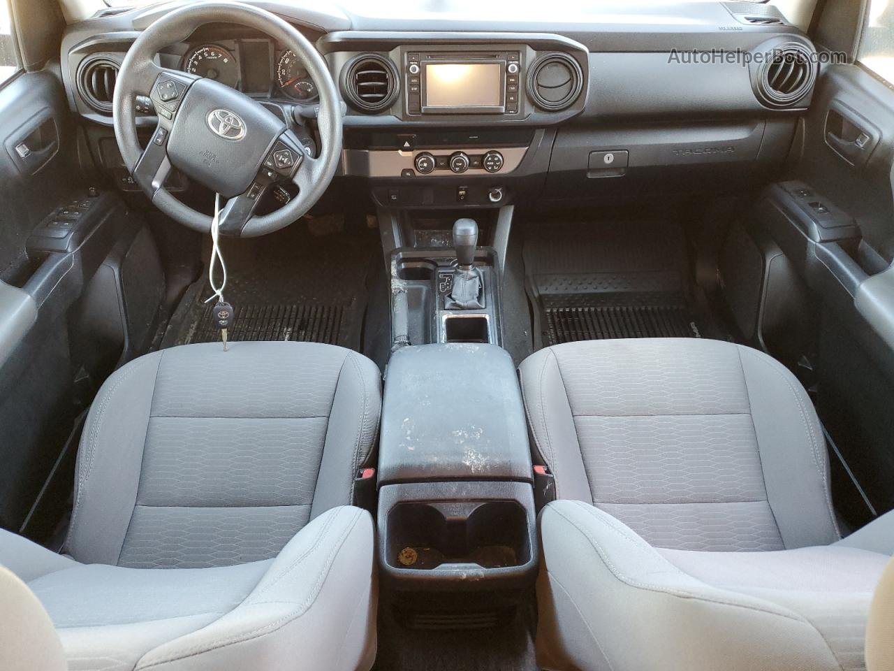 2019 Toyota Tacoma Double Cab Gray vin: 5TFAX5GN6KX158447