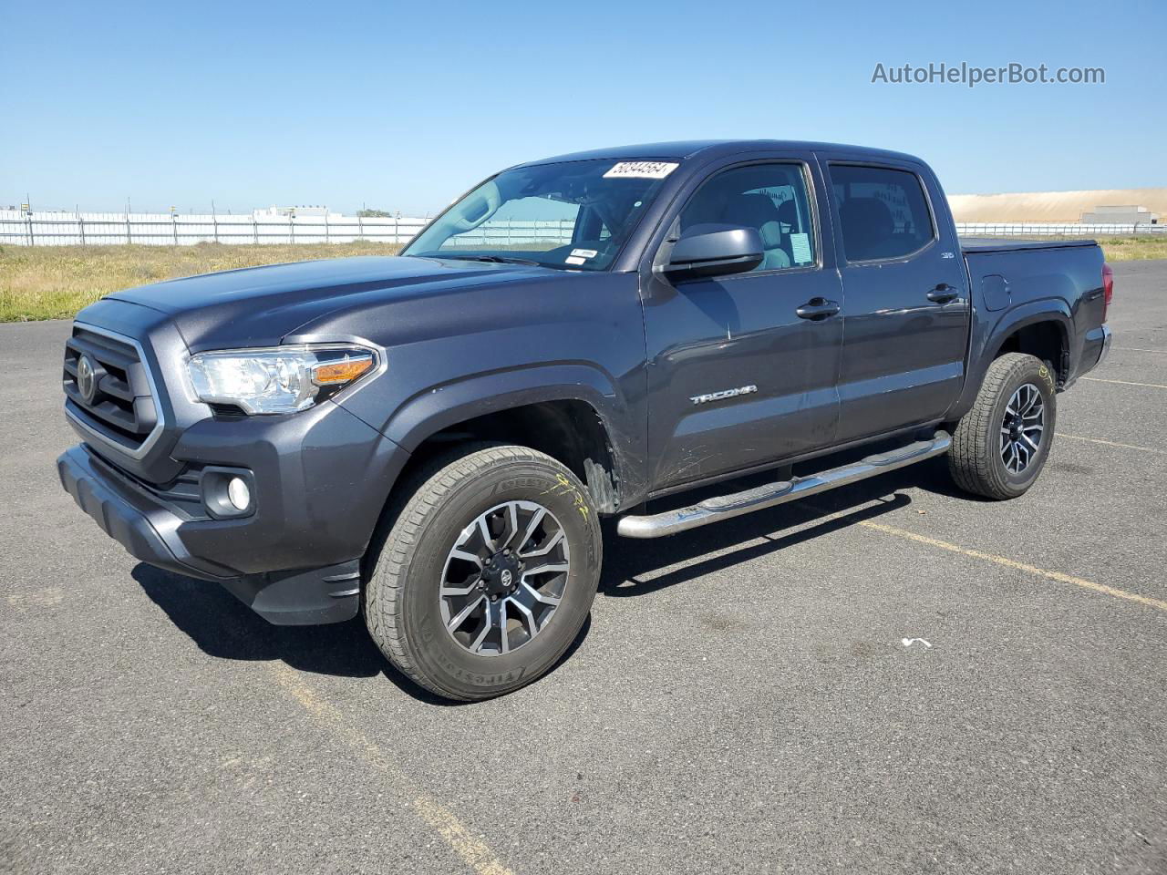 2020 Toyota Tacoma Double Cab Gray vin: 5TFAX5GN6LX175119