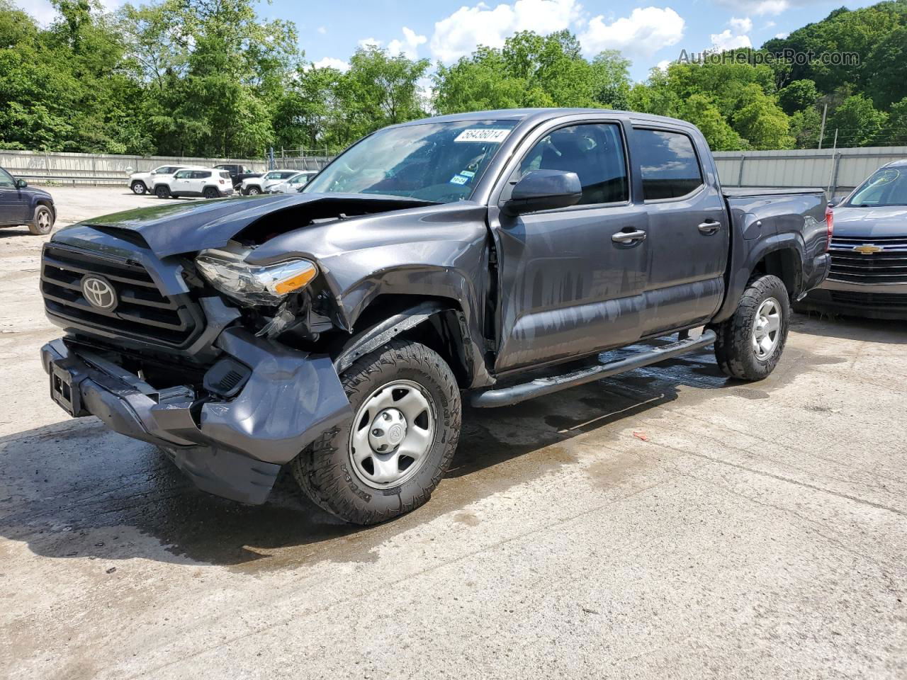 2020 Toyota Tacoma Double Cab Charcoal vin: 5TFAX5GN6LX180918