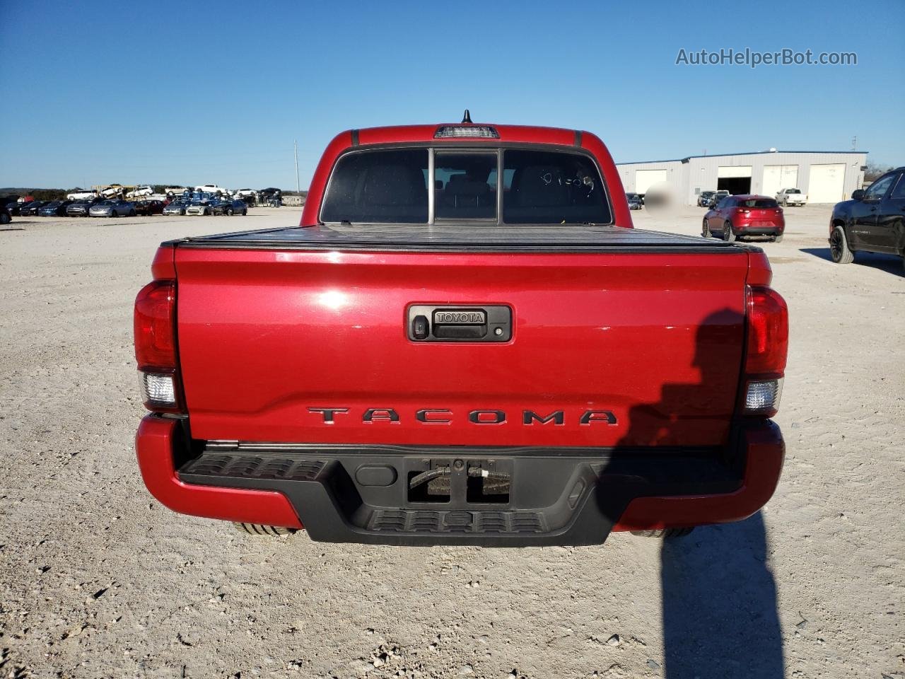 2020 Toyota Tacoma Double Cab Red vin: 5TFAX5GN6LX188095