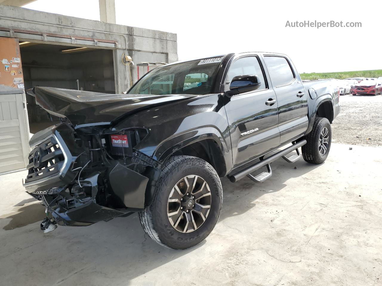 2017 Toyota Tacoma Double Cab Black vin: 5TFAX5GN7HX086747