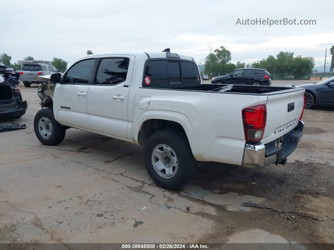 2019 Toyota Tacoma Sr5 White vin: 5TFAX5GN7KX146145