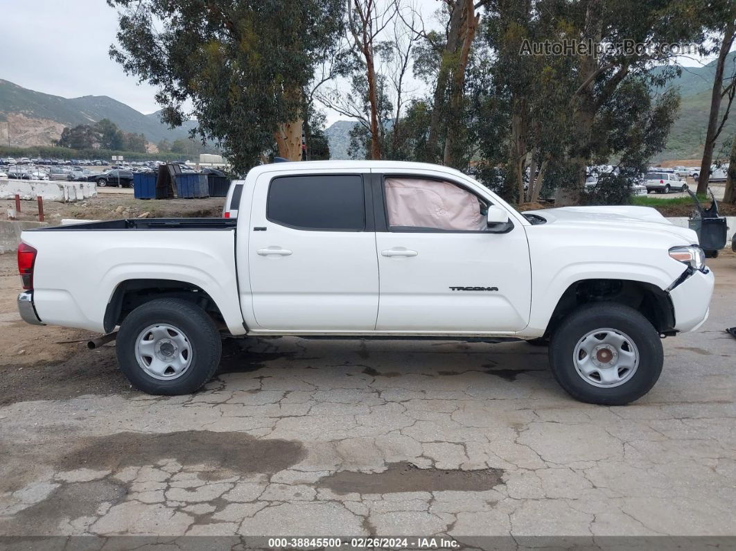 2019 Toyota Tacoma Sr5 White vin: 5TFAX5GN7KX146145