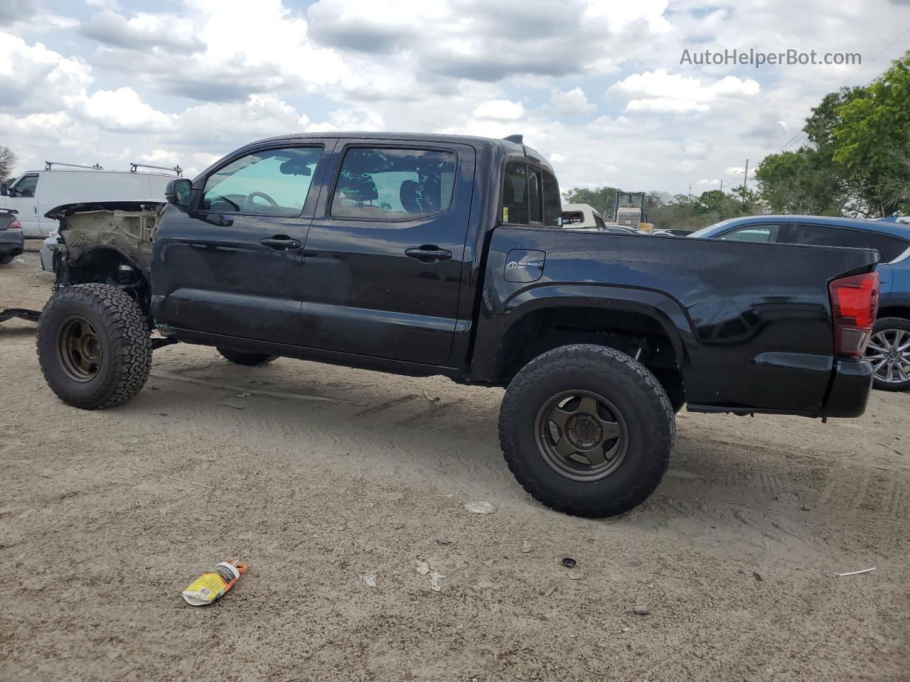 2019 Toyota Tacoma Double Cab Черный vin: 5TFAX5GN7KX159980