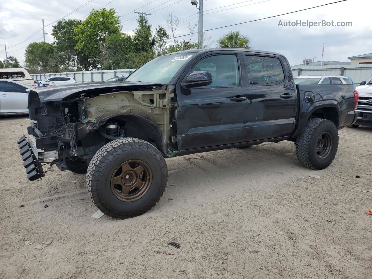 2019 Toyota Tacoma Double Cab Black vin: 5TFAX5GN7KX159980